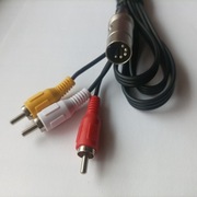 Przewód Audio Video AV Commodore 64/C64 3xRCA 1,5m