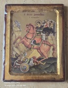Ikona wschodnia Prawosławna Grecka Dymitr z Salonik. Klasztor OASIS LUCAS.