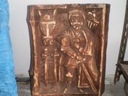 GRUNWALD, rzeźba, płaskorzeźba.