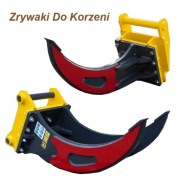 zrywak do korzeni ZRK, ze stali do koparki