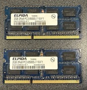 Pamięć RAM Elpida 2GB DDR3 SO-DIMM (Laptop)
