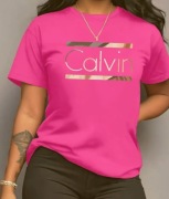 Różowy T-shirt rozm XL 