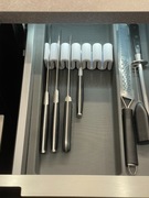 Modułowy organizer na noże do szuflady (na 4 noży) - Ostrza zawsze ostre!