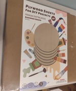 Płyty ze sklejki Basswood 12 szt DIY