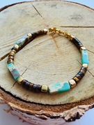 Bransoletka damska wyjątkowa z kamieni naturalnych na prezent amulet 