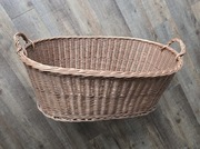 DUŻY KOSZ WIKLINOWY-BIELIŻNIAK