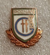 Odznaka GRUNWALD Poznań z wieńcem brązowa