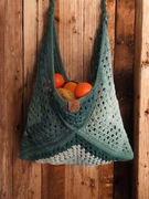 Shoperka handmade Kasta sznurek bawełniany duża torba lato szydełkowa