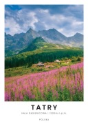 Plakat górski Karkonosze "Hala Gąsienicowa", wymiary 50x70cm
