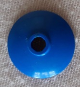 LEGO 4740 Dysk okrągły, koło, radar, talerz  2x2 niebieski 