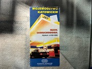 Województwo katowickie - mapa z cenami przed i po denominacji.