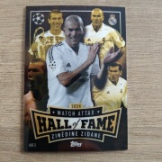 Zinedine Zidane – Match Attax 2024 Hall of Fame (Chrome)