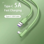 KABEL KĄTOWY USB-C 90° ULTRA SZYBKIE ŁADOWANIE QC 3.0 5A