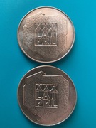 200 zł 1974 XXX lat PRL Srebro Dwie sztuki