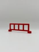 LEGO 2214 Red Ogrodzenie Duplo 1 x 6 x 1 1/2 Balustrada