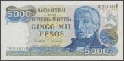 Argentyna 5000 pesos 1977-83 - generał San Martin - stan bankowy UNC
