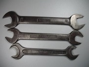 Stare Klucze płaskie Hazet 350 nr 450 nr 370 3 szt