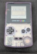 Nintendo Game boy Gameboy Color Clear Purple GBC Japonia + gratis