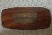 OZDOBNY TALERZ - RELIEF Z PANORAMĄ WARSZAWY Z 1656 roku