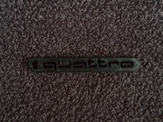 Brelok Audi Quattro - Druk 3D - Czarny