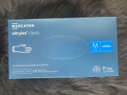 Jednorazowe rękawiczki medyczne nitrylowe M Blue