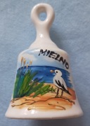Dzwonek ceramiczny z Polski - pamiątka z Mielna