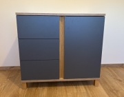 Komplet mebli do pokoju dziecięcego VOX Altitude dąb/grafit + GRATIS