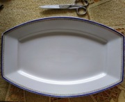 Półmisek duży, rawierka. Ćmielów. Stary. B. praktyczny