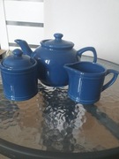 Angielski komplet ceramiczny dzbanek cukiernica mlecznik
