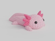 Figurka/brylok słodkiego Axolotl