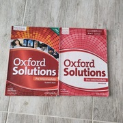 Książki do języka angielskiego Oxford solutions 