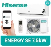 Hisense 7.5kW Klimatyzator Pompa Ciepła WiFi A++ -22°C do 80m² PROMOCJA