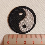 Morale Patch/Naszywka/ Naprasowanka - YING YANG (rewers z klejem)