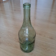 Vintage wazon butelka szkło z recyklingu 44cm wysokości 15cm średnica 