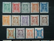 Znaczki obiegowe Kwidzyn, tzw. I wydanie mediolańskie.