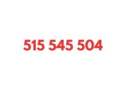 515 545 504 STARTER NJU MOBILE KARTA SIM UNIKATOWY ZŁOTY PROSTY ŁATWY NUMER