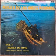 Musica De Los Andes Peruanos vol. 1. Winyl