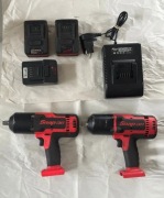 2x Snap-on Klucz Udarowy 18V 1/2” CT8850 CTEU8850AO + 3 baterie + ładowarka