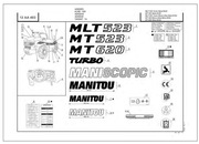 Katalog części Manitou MLT 523, MT 620 Seria B-E2 ENG