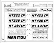 Katalog części Manitou MT 422 CP, MT 425 CP, MT 431 CP ENG