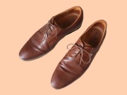 Brązowe buty półbuty do garnituru Mario Boschetti rozmiar 41