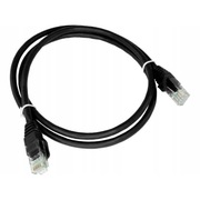 Patchcord U/UTP 5e RJ-45 3 m czarny