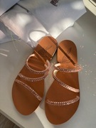 Sandały, Klapki Ancient Greek Sandals Polytimi Crystals Rose Gold