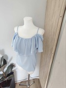 Nowa bluzka damska hiszpanka jasnoniebieska ,ramiączka, rozmiar uniwersalny