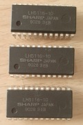 Sharp LH5116-10 CMOS SRAM DIP24