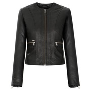 OCHNIK KURTKA DAMSKA KURDS-0101 (100% skóra owcza - czarna, rozmiar M)