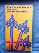 Tatry Park Narodowy Mapa Turystyczna 1972