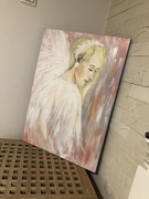 Aniołek na płótnie