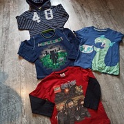 Zestaw bluzek z długim rękawem rozm 116: okazja 