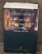 Konstytucja RP, tom I i II; Redakcja M.Safian, L.Bosek